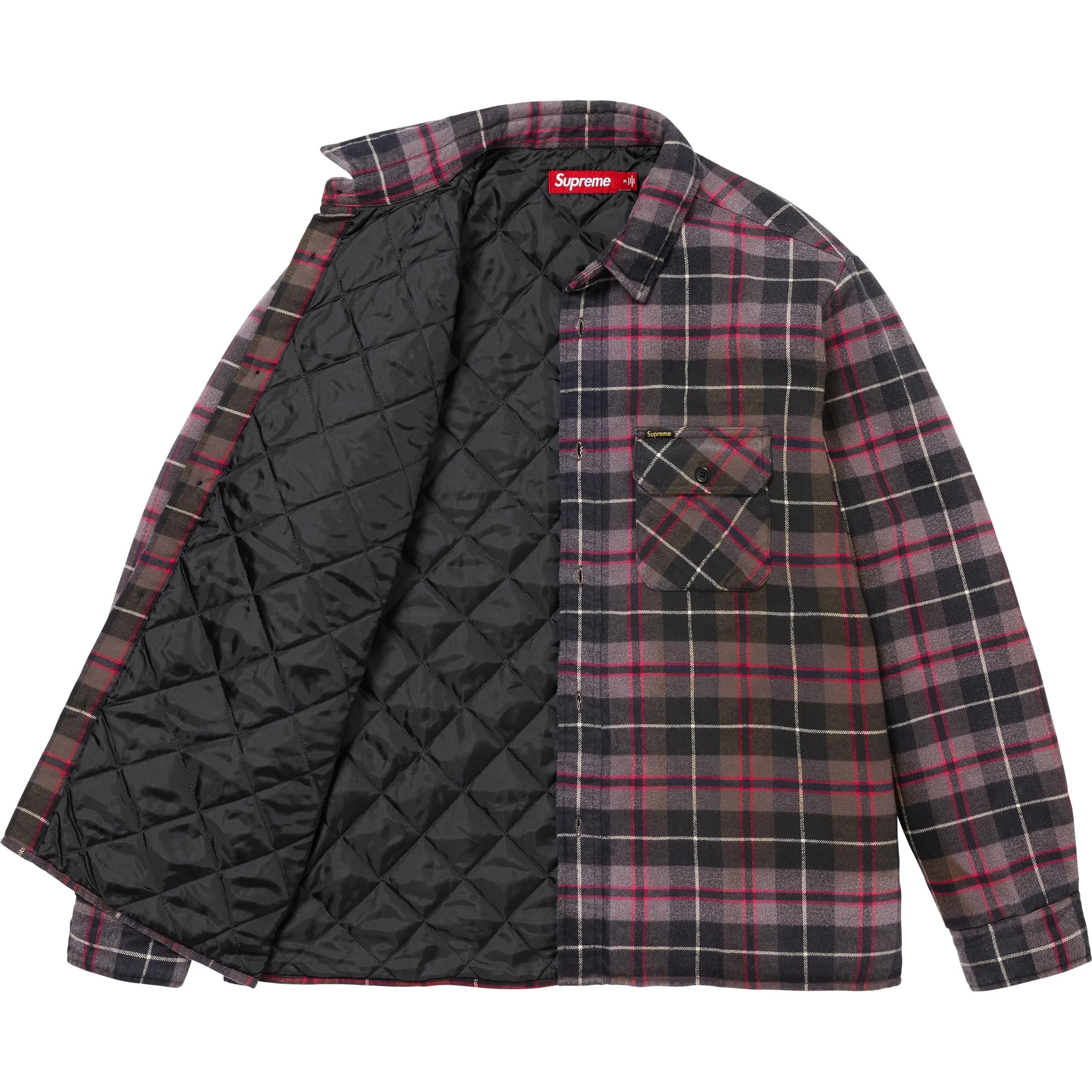 Quilted Plaid Shirt view 8